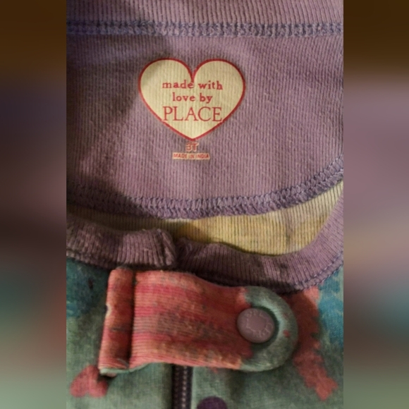 Sz 3T Zip-up Summer PJ'S - Picture 2 of 2